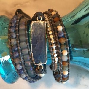 Natural Stone Wrap Bracelet